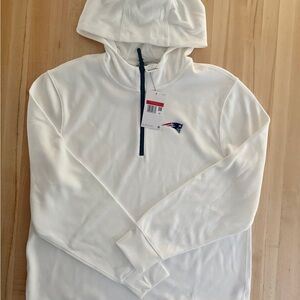 NWT Men’s Nike White Dri-FIT Hoodie with Embroidered Logo